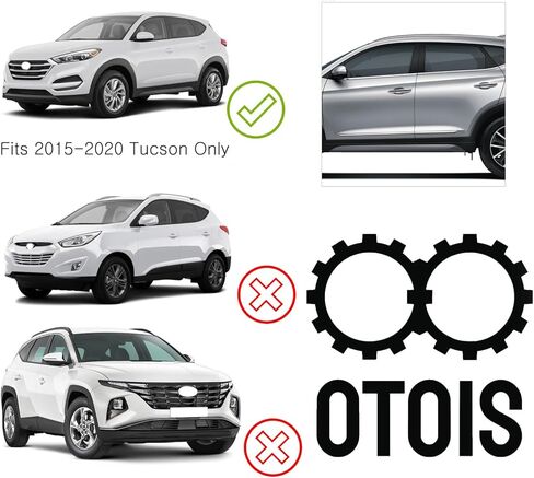 مقبض الباب الخارجي الأيسر الخلفي من الكروم لشركة Hyundai Tucson 2015 2020 OE #83651-D3010 83652-D3010 in Kuwait