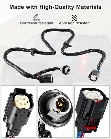 Driver Side Rear Tail Light Wiring Harness Fit for Chevrolet Silverado 2016-2018 Tail Lamp Connector Replace 84233591 in Saudi Arabia
