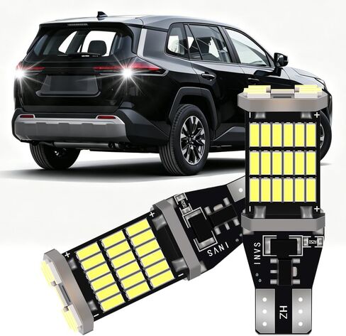 Upgraded Super Bright 921 912 LED Reverse Back Up Light Bulb Fit for Chevrolet Colorado 2015-2026 6000K Cool White CANBUS Error Free OEM 906 902 W16W Replacement Plug & Play Pack of 2 in Saudi Arabia