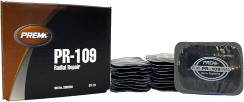 PREMA PR-109 Radial Tire Patches - Passenger Tire and Truck Tire Repair Patches - 3 x 2 inch Vulcanizing Tire Patches - 20 Per Box in Saudi Arabia