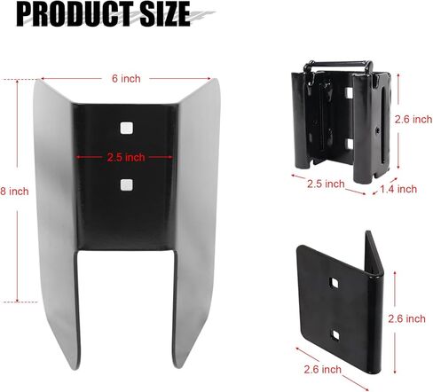 4PCS E-Track Wheel Chock for E-Track System, E-Track Motorcycle Wheel Chock for Dirt Bikes Supports Tires up to 6 inch Wide, E-Track Accessories for Motorcycle, Enclosed Trailer, Garages Trailers in Saudi Arabia