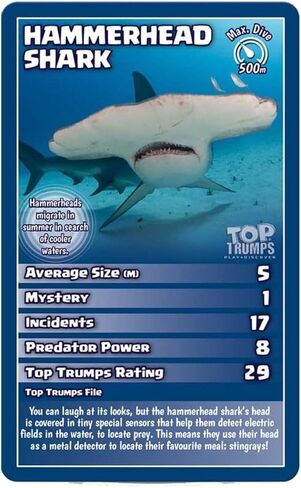 لعبة بطاقات Top Trumps Sharks - ألعاب تعليمية عائلية للأطفال والكبار لأكثر من لاعبين - ألعاب حرب الأطفال للعائلات من 6 أطفال فما فوق in Kuwait