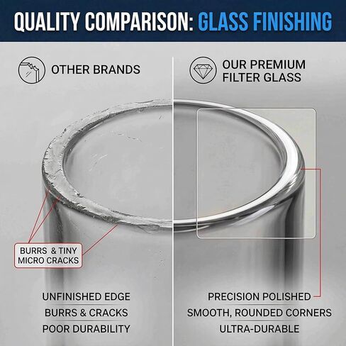 1/4" Fuel Filter Clear View - Glass Compatible with 1/4 inch Gas Fuel Line Hose and Clamps,Inline Gas Fuel Valve,Detachable Washable Alloy Filter Oil Cup for Lawn Mower,Small Engine,Snowmobile in Saudi Arabia