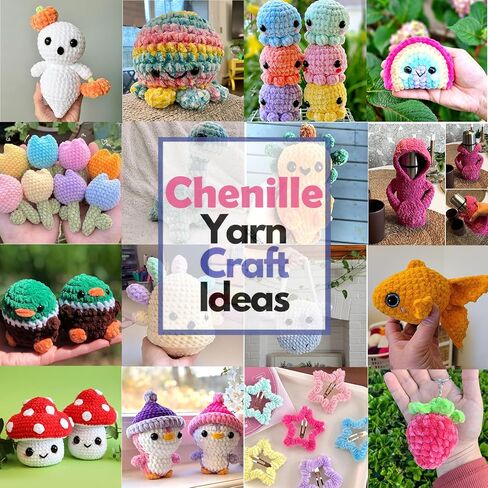 Velvet Chenille Yarn for Crocheting,Rainbow Fluffy Velvet Plush Thick Soft Chunky Chenille Baby Blanket Yarn for Crocheting Knitting Beginners 100g/49.2yd（Black White Grey） in Saudi Arabia