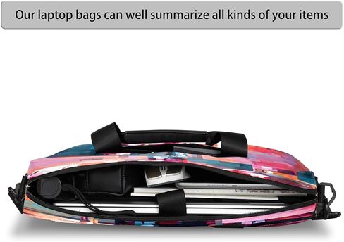 Laptop Bag Oil Painting Red Wine Bottles Laptop Case Sleeve Messenger Bags with Shoulder Strap Briefcase for Laptop 13 14 14.5 15.6 16 in in Saudi Arabia