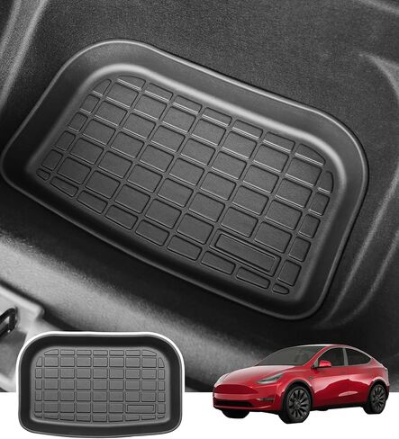 واقي خلفي للمقعد التلقائي PM لسيارة Tesla Model Y 2020-2024، غطاء سجاد خلفي للمقعد الخلفي، ملحقات TPE مناسبة لجميع الأحوال الجوية، مقاومة للماء ومضادة للخدش in Kuwait