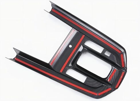 Interior Center Console Gear Shift Panel Cover Decoration Trim for Isuzu D-Max 2026-2021 Car Accessories ABS Carbon Fiber Style in Saudi Arabia