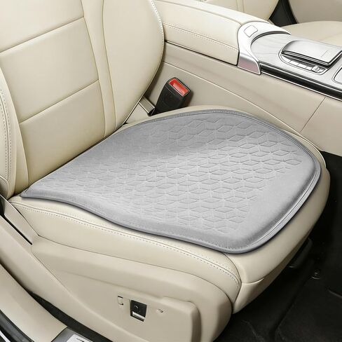 Gel Car Seat Cushion, Breathable & Non-Slip Car Seat Pads for Pressure Relief, Comfortable Cooling Car Interior Seat Mat Accessories Universal for Sedans, SUV, Truck (Grey) in Saudi Arabia
