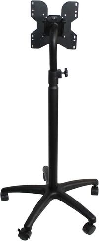 Monitor Desk Mount Monitor Stand Mobile Cart for 14"-32" Led LCD Screen, Height Adjustable Monitor Stand, Floor-Standing Single Monitor Stand, Hold Up to 44.0Lbs Computer in Saudi Arabia