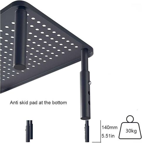 Screen Stand, Home Office Computer Display Heightening Stand with Drawer Antislip Adjustable Monitor Bracket Rack Desk Organizer in Saudi Arabia