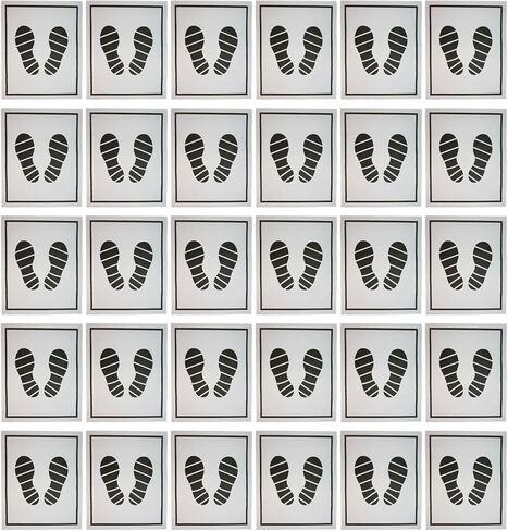 30 PCS Car Paper Floor Mats, Disposable Kraft Paper Floor Pads, Temporary Automotive Floors Protectors, Universal for Cars Detailing, Car Dealership Supplies (White & Black) in Saudi Arabia