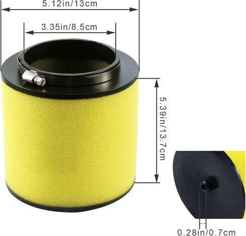 Pioneer 700 Air Filter for Honda Foreman 500 Rincon 680 Pioneer 700 Rubicon 500 4x4 Big Red 700 MUV700 TRX680FA TRX680FGA TRX500FM TRX500FE SXS700M2 TRX500FA TRX500FPA#17254-HPO-A00 in Saudi Arabia