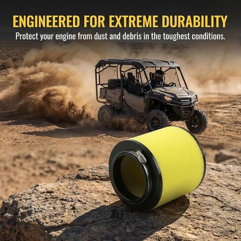 Pioneer 700 Air Filter for Honda Foreman 500 Rincon 680 Pioneer 700 Rubicon 500 4x4 Big Red 700 MUV700 TRX680FA TRX680FGA TRX500FM TRX500FE SXS700M2 TRX500FA TRX500FPA#17254-HPO-A00 in Saudi Arabia