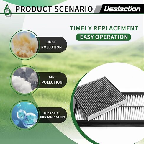 Engine Cabin Air Filter W/Activated kit for Pilot 3.5L (2023 2024 2025), MDX 3.5L ONLY (2022-2025) (only for 3.5L), Replaces 17220-61A-A00, 80292-TF0-G01, SA50144 (CA12934 CF11182) in Saudi Arabia