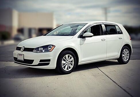 WellVisors Window Visors Wind Deflectors Compatible with Volkswagen VW 2015-2021 Golf R GTI MK7 Hatchback with Black Trim Rain Guards 3-847VW009 in Kuwait