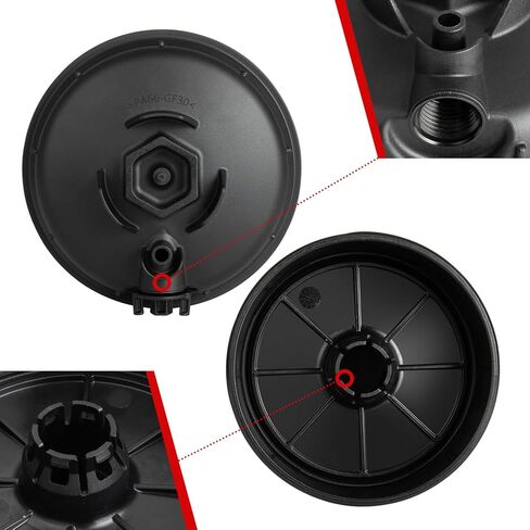 Diesel Fuel Filter Canister Cover for 2019-2024 Ram 2500 3500 4500 5500 6.7L Cummins, 2020-2024 Ram 1500 3.0L EcoDiesel, Replaces Mopar 68436815AB 68436815AA, Water Separator Cap in Saudi Arabia