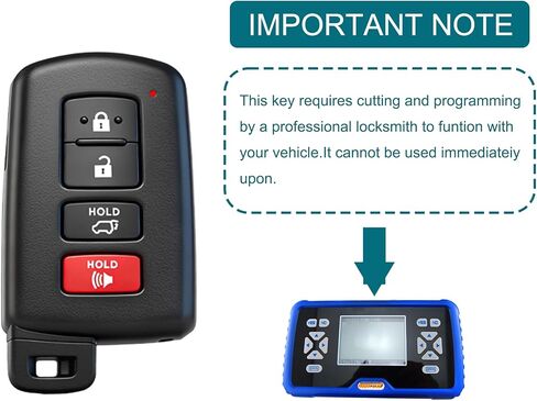 Smart Key Fob for Toyota RAV4 2013-2018, FengRKey Remote Control Key Fob Compatible for Toyota RAV4 2013-2018 HYQ14FBA 89904-0R080 89904-42070 281451-0020 in Saudi Arabia