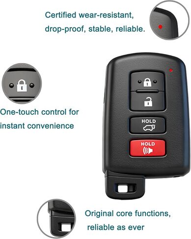 Smart Key Fob for Toyota RAV4 2013-2018, FengRKey Remote Control Key Fob Compatible for Toyota RAV4 2013-2018 HYQ14FBA 89904-0R080 89904-42070 281451-0020 in Saudi Arabia