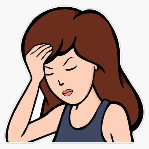داريا - ملصق مصد مغناطيسي قابل للإزالة مقاس 5 بوصات من Facepalm | مغناطيس مركبة عالي التحمل in Kuwait