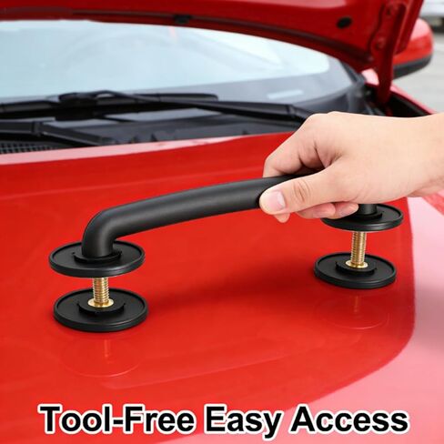 Front Windshield Hold Hood Handle Bracket Rubber Stops Support Bonnet Assist for Jeep Wrangler TJ 1997-2006 JK 2007-2018 Down Cover Hood Bumpers Cushion Stop Rest Replacement in Saudi Arabia