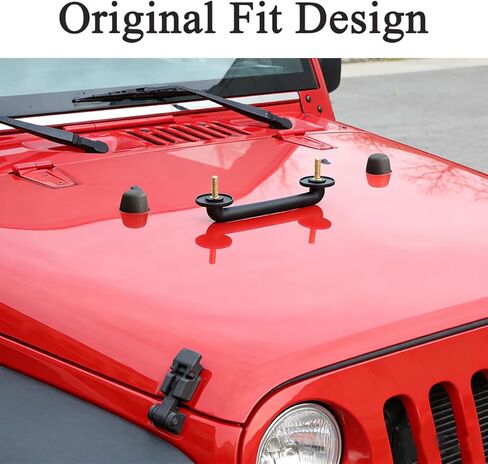 Front Windshield Hold Hood Handle Bracket Rubber Stops Support Bonnet Assist for Jeep Wrangler TJ 1997-2006 JK 2007-2018 Down Cover Hood Bumpers Cushion Stop Rest Replacement in Saudi Arabia
