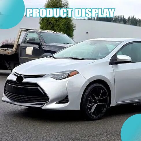 Front Bumper Bracket Compatible with Toyota Corolla 2019-2025 2Pcs Front Left Driver and Right Passenger Side Black Steel 5701302100 5701412070 TO1067186 TO1066186 in Saudi Arabia