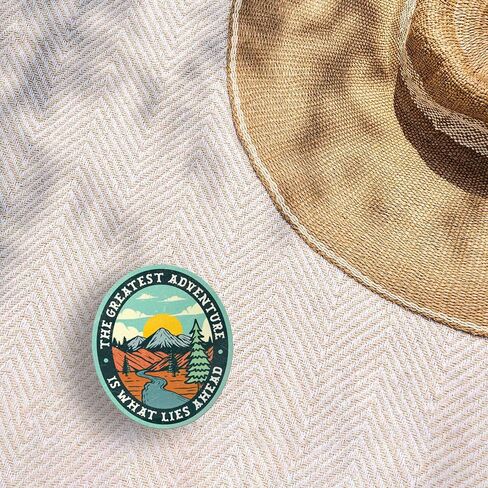 The Greatest Adventure Is What Lies Ahead Sticker, Public Lands Conservation Sticker, Classic Nature Quote Decal, Cool Outdoors Gift for Hikers and Book Nerds in Kuwait