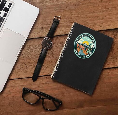 The Greatest Adventure Is What Lies Ahead Sticker, Public Lands Conservation Sticker, Classic Nature Quote Decal, Cool Outdoors Gift for Hikers and Book Nerds in Kuwait