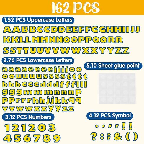 162pcs Back to School Cartoon Story Bulletin Board Letters Set Classroom Decorations Interest Cartoon Story Classroom Alphabet Cutout Letter for Bulletin Board School Classroom Home Display in Kuwait