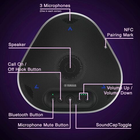 YAMAHA YVC-330 Portable USB & Bluetooth Conference Phone Featuring. SoundCap Technology (Renewed) in Kuwait