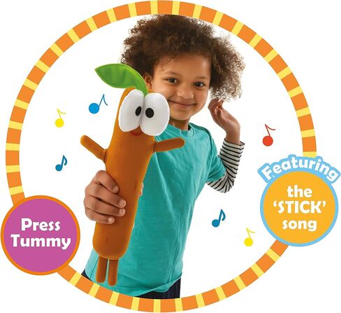 Hey Duggee 2011 Singing Sticky Stick Soft Toy, Brown in Saudi Arabia