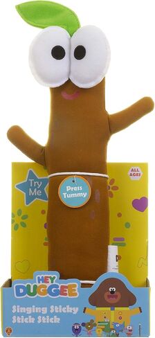Hey Duggee 2011 Singing Sticky Stick Soft Toy, Brown in Saudi Arabia