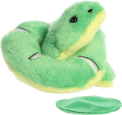 Aurora® Adorable Shoulderkins™ Emerald Boa Snake Stuffed Animal - Fun Buddy that Can Go Everywhere with You - Perfect for Kids 3+ Years and Costumes - 4 Inches in Kuwait