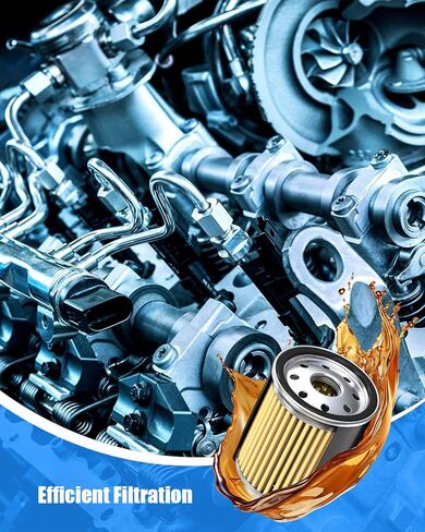 طقم فلتر متوافق مع مولدات Onan Quiet Diesel 6000/7500/8000، استبدل 140-2897 1492513 122-0833 فلتر الهواء/الوقود/الزيت ومفتاح الربط in Kuwait