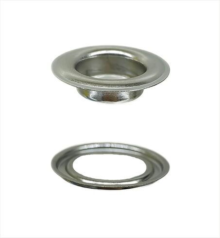 316 Stainless Steel Grommet and Washer Set – 12mm（0.47in） Inner Diameter, Marine Grade, Heavy-Duty & Rustproof, 100 Sets Metal Eyelets for Tarp, Fabric, Leather, DIY Projects in Saudi Arabia