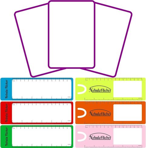 3 PCs Magnifying Sheet Lightweight Page Magnifier for Reading 3X Fresnel Lens with 3 PCs Magnifying Ruler and 3 PCs Magnifying Bookmark for Low Vision & Seniors in Kuwait