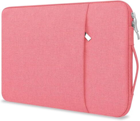 Laptop Sleeve Case for MacBook Neo 13'' with A18 Pro Chip Released in 2026 (Model:A3404) Protective with Handle Travelling Carrying Canvas Bag Accessories for Students Home Office (Pink) in Saudi Arabia