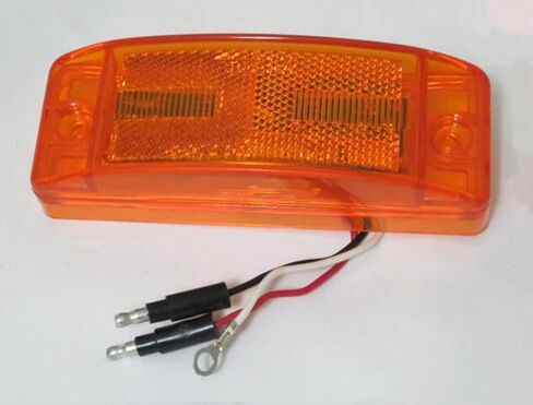 M20330Y 2 X 6 8 LED Amber Marker Reflective Auxiliary Turn Clearance Light Truck Trailer in Saudi Arabia