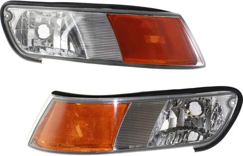CarLights360 For Mercury Grand Marquis Turn Signal/Side Marker Light 1998-2002 Passenger Side DOT Certified FO2551124 - Replaces XW3Z 15A201 AB ; in Kuwait