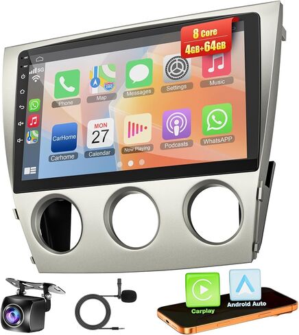 HD Touchscreen Car Radio for Chrysler 200C 2015 2016 2017 2018 2019, Android 13 System, 4GB RAM + 64GB ROM, Chrysler 200C Radio Support Wireless CarPlay & Android Auto, GPS Navigation & Bluotooth in Saudi Arabia