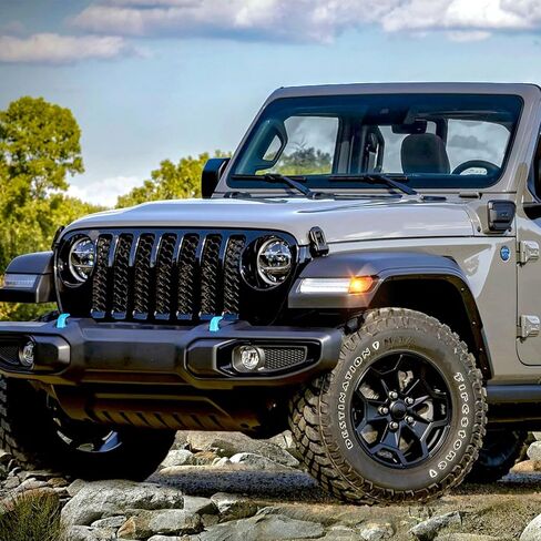 مصابيح إشارة الانعطاف المتتابعة LED ومصابيح الإشارة الجانبية المتوافقة مع Jeep Wrangler JL 2018-2023/2020-2023 Gladiator JT مع DRL، وعدسة دخان (غير مناسبة لـ JL Sport، JLU، Willys) in Kuwait