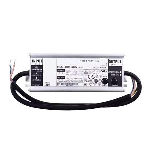 1pcs 40W Constant Voltage Constant Current LED Driver HLG-40H-A 12V 15V 20V 24V 30V 36V 42V 48V 54V Power Supply(HLG-40H-54A 54V) in Saudi Arabia