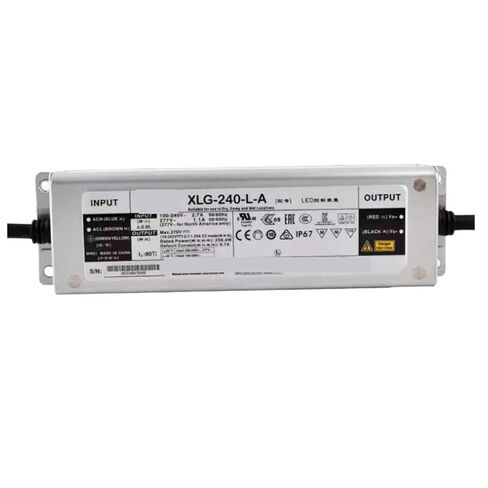 1pcs XLG-240-L-A Constant Power Mode LED Lighting Driver Buit-in Active PFC Function AC-DC Waterproof IP67 Power Supply in Saudi Arabia