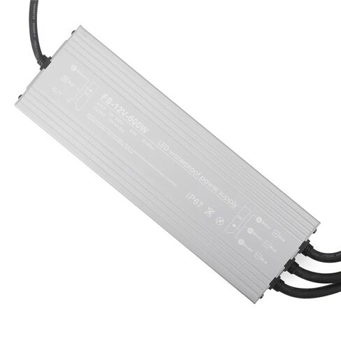 1pcs AC190-240V to DC12V/24V Switching Power Supply Lighting Transformer 200W-600W Aluminum Outdoor IP67 Waterproof for LED Light(DC 12V,400W) in Saudi Arabia