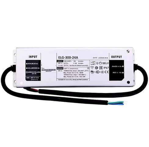 1pcs IP67 Waterproof Power Supply Built-in Potentiometer ELG-300-12A ELG-300-24A(ELG-300-12A) in Saudi Arabia
