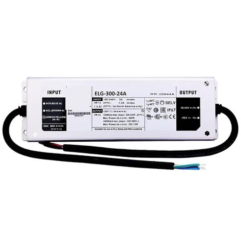 1pcs IP67 Waterproof Power Supply Built-in Potentiometer ELG-300-12A ELG-300-24A(ELG-300-12A) in Saudi Arabia