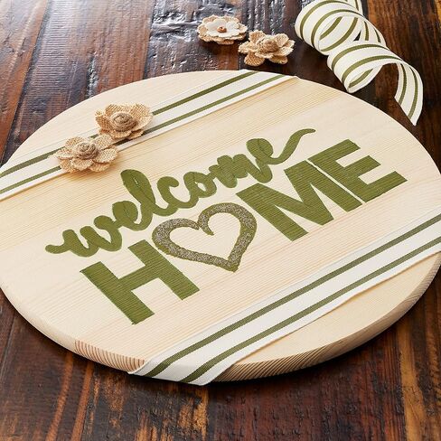 Make Market 15" Unfinished Wooden Circle Plaque in Saudi Arabia