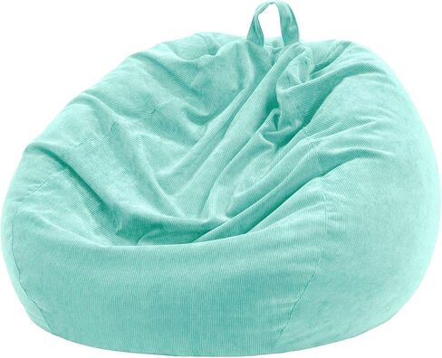 Bean Bag Chair Cover (No Filler) for Kids and Adults,Beanbag Stuffed Animal Storage Without Filling Plush Toys Holder and Organizer Soft Premium Corduroy 200L in Saudi Arabia