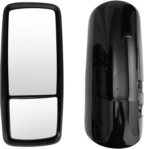 Replacement Heated Motorized Door Mirror Assembly for Kenworth T680 T880, Passenger Right Side, Black in Saudi Arabia
