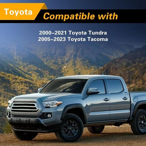 EVRBUL Truck Bed Mounting Hardware Compatible with Toyota Tundra Tacoma 2000-2023, 6PCS Steel Bed Bolts, Rear Body Mounting Bolts, Replace# 64189-0C011 926-491 in Kuwait